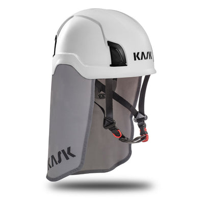 KASK Neckshade for Zenith Helmets– The KASK Zen Helmet Visor works with Zenith helmets and is anti-fog and scratch resistant. Optical class 2 and EN, ANSI, and AS/NZS compliant. Stylish and safe. – Now available at MTN Shop US.