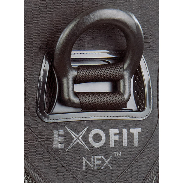 3M™ DBI-SALA® Exofit NEX™ Rope Access/Rescue Harness - Blackout - Stand-up Lightweight Aluminum Back D-ring