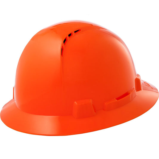 Lift Safety Hard Hat- Full Brim & Vented (Briggs); Orange
