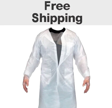 MTN Anti-Microbial, Reusable Vinyl Protective Gown (Multi-Packs)