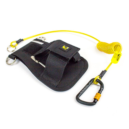 Hammer Holster Belt3M™ DBI-SALA® Hammer Holster for Belt with Hook2Quick Ring Coil Tether with Tail