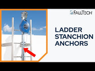 10' Bolt-on Ladder Stanchion Anchor with 12" Overhead Offset - imagen 2