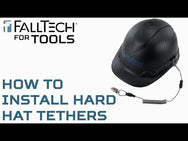 FallTech 2 lb Stretch-coil Hard Hat Tether with choke-on cinch-loop and snap-clip, 18" - imagen 4