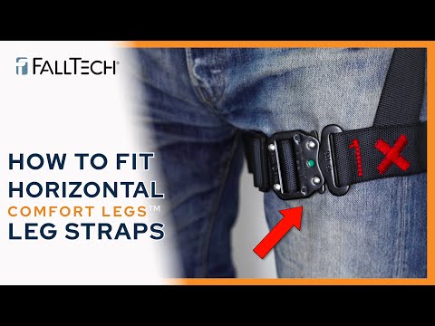 FT-Iron™ 4D Construction Climbing Full Body Harness, Tongue Buckle Leg Adjustments - imagen 5