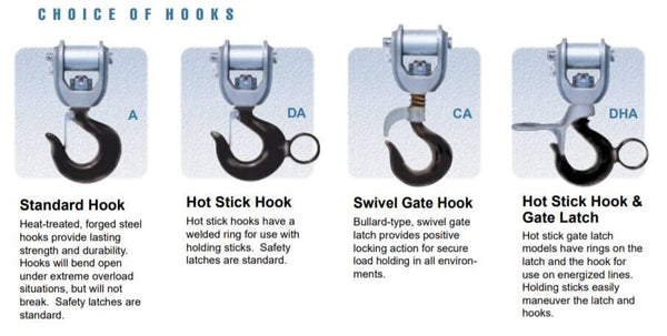 Lineman’s Strap Hoists Hook - 3-Ton Capacity. Supplied by MTN Shop EU