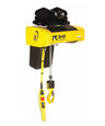 Yellow electric chain hoist with control