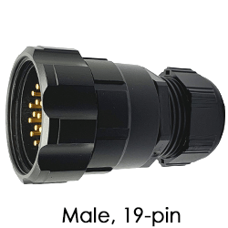 CEEP Connectors - 19-Pin Lighting Solder (Plugs & Extender)