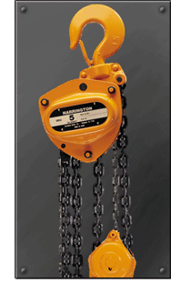 Harrington Hoist: CB Hand Chain Hoist 0.5-20 Ton– Harrington's CB hand chain hoists combine heavy-duty construction with top-of-the-line internal components for the most demanding industrial applications. These hoists are built to withstand rugged, day-in, day-out use – Now available at MTN Shop US. - imagen 2