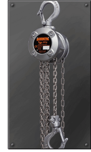 Harrington Hoist: CX Hand Chain Hoists 1⁄4 and 1⁄2– Harrington's CX hoists are notably the world's smallest hand chain hoists. Their lightweight and extremely compact design make them ideal tools for high or difficult to reach places. – Now available at MTN Shop US. - imagen 3