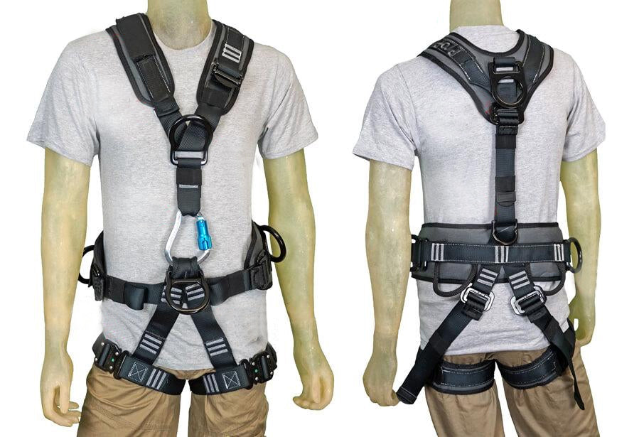 ProPlus Rope Access Harness– Rope Access™ harness is a full body harness designed for rope access activities and fall arrest conditions. Made in USA. Meets OSHA regulations & ANSI standards – Now available at MTN Shop US.