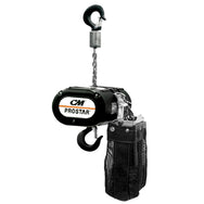 CM Prostar: Se vende polipasto eléctrico de cadena CM Prostar con capacidad de 500 lb y elevación de 60'. Opciones de conector Dual Twist, C7 y P14. Haga clic para ver el precio del polipasto de cadena CM Prostar. – Ahora disponible en MTN Shop US.