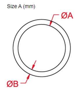 Kong Round Ring Dimensions