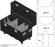 Mountain Productions BOX Large Insert Package– MTN BOX: Spektrum Series LG insert package creates 3 large storage compartments for tool storage, rigging hardware, fall protection, construction gear, & more. – Now available at MTN Shop US. - imagen 7