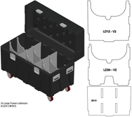 Mountain Productions BOX Large Insert Package– MTN BOX: Spektrum Series LG insert package creates 3 large storage compartments for tool storage, rigging hardware, fall protection, construction gear, & more. – Now available at MTN Shop US. - imagen 6