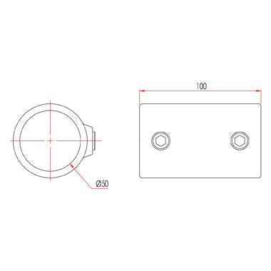 Key Clamp: Doughty Sleeve Joint. Supplied by MTN Shop