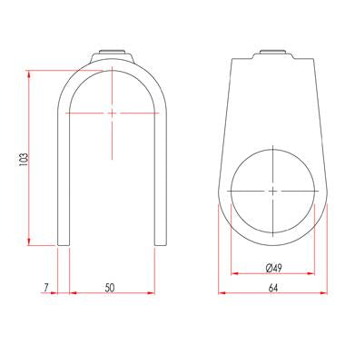 Key Clamp: Doughty Clamp On Crossover. Supplied by MTN Shop