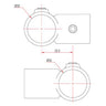 Key Clamp: Doughty 90 Degree Crossover. Supplied by MTN Shop