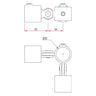 Key Clamp: Doughty 90 degree Corner Swivel Combination. Supplied by MTN Shop EU