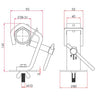 Doughty Heavy-Duty Hook Clamp w/ Protector Plate (Steel)- MTN Shop 