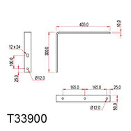 Soporte de pared Doughty - Servicio liviano y resistente - Tienda MTN - imagen 3
