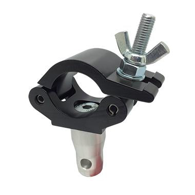 Abrazadera de perfil bajo Doughty con medio conector (Negro) - MTN Shop 