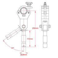 Especificaciones de abrazadera Big Ben articulada Doughty. - Tienda MTN - imagen 4