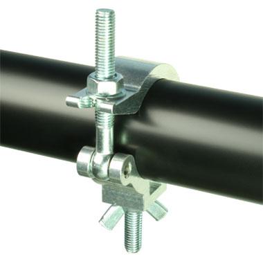 La abrazadera de gancho Doughty Slim Mammoth (aluminio) se adapta a tubos de 60-63 mm de diámetro. Suministrado por MTN Shop UE - imagen 2