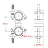 Doughty Light Parallel Coupler Spec - Fits ⌀1.9''-2'' Tube- MTN Shop 