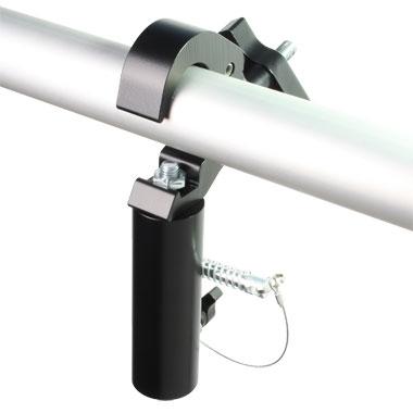 Abrazadera para TV Doughty Slimline Quick Trigger: equipada con un receptor de ⌀1.14'' - Tienda MTN - imagen 2