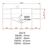Doughty Locking Elbows Specifications - 4 Sizes- MTN Shop