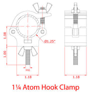 Especificaciones de la abrazadera de gancho Atom Doughty de 1,25'' - Tienda MTN - imagen 4