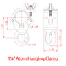 Doughty Eye Clamp: 1.25'' Atom Hanging Clamp - MTN Shop
