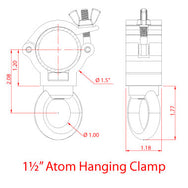 Abrazadera de ojo Doughty: Abrazadera colgante Atom de 1,5'' - Tienda MTN - imagen 5