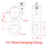 Doughty Eye Clamp: 1.5'' Atom Hanging Clamp - MTN Shop