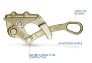 CM Lineman's Wire Grip - Standard Model– Extra large superior grade webbing with double side plate housing design. Positive load holding in all environments. – Now available at MTN Shop US. - imagen 2